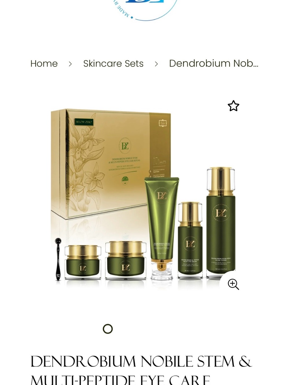 Dendrobium Nobile Stem & Multi-Peptide Eye Care Set - Green